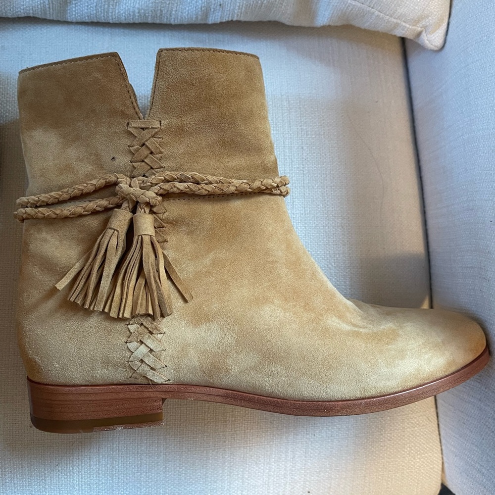 FRYE Tassel suede boots - sz 9.5
